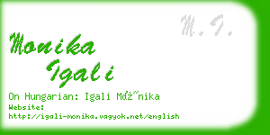 monika igali business card